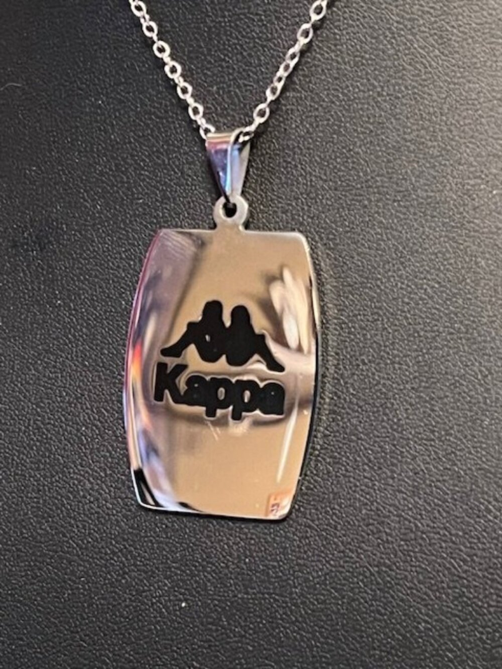 Stainless Steel Dogtag Pendant Necklace (P58)